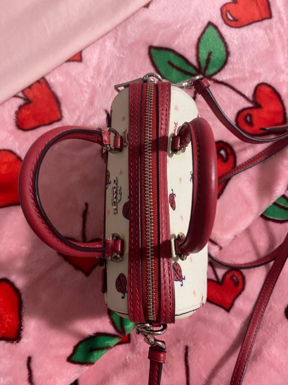 Coach Micro Rowan with Ladybug Print - Picture 2 of 5